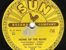 Rare 78 rpm  JOHNNY CASH Home Of The Blues SUN 279 VG+
