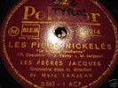 78T  LES FRERES JACQUES  --LES PIEDS NICKELES
