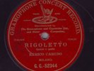10” RED G&T – ENRICO CARUSO – RIGOLETTO 52344