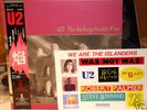 U2 Unforgettable Fire orig Japan Lp w/PROMO STICKERS