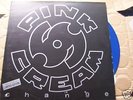PINK CREAM 69,CHANGE lp orig. epic BLUE VINYL cutout