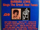 BARBARA LEWIS SNAP FINGERS RARE ORIG ATLANTIC MONO LP