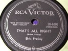 Elvis Presley 78 rpm RCA That's All Right Rockabilly