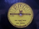 CARL PERKINS BLUE SUEDE SHOES RARE 78 RPM RECORD ON SUN