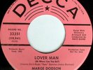 rare Soul 45 MARGE DODSON lover man DECCA Hear