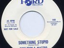 Rare Pop 45- Toni Eden & Matteo - Something Stupid - M-