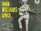 HANK WILLIAMS SINGS - RARE UK 10