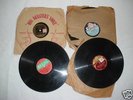 78's Gramophone RECORDS x 4 RHYTHM,JAZZ & BLUES Artists