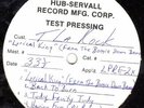 T LA ROCK - LYRICAL KING LP RAP TEST PRESS PROMO