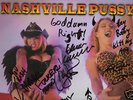 NASHVILLE PUSSY/LET THEM EAT PUSSY-SIGNED LP-