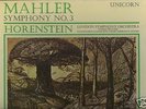 HORENSTEIN MAHLER SYMPHONY NR. 3 LSO UNICORN 2 LP