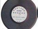 HARVARD DISC RECORD 
