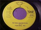 FOUR REAL INC THE MAN (MASTER PLAN) 70'S SOUL RARE 45