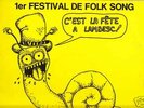 FESTIVAL FOLK SONG french LP DERROLL ADAMS ALAN STIVELL