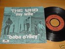 The Who: My Wife / Baba O'Riley 45 Pic Sleeve - France