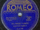 78-PRE-WAR HILLBILLY-CARTER FAMILY-WILDWOOD FLOWER