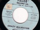 ROCKABILLY 45 FELCO 201 IRVIN RUSS CRAZY ALLIGATOR