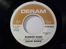 DAVID BOWIE  'RUBBER BAND'  DERAM PROMO1967 RARE LISTEN