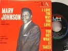 Marv Johnson Very Rare EP/45 on United Artist  #10.007