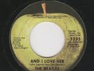 BEATLES - And I Love Her - NearMint Apple All Rights 45