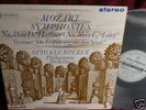 Mozart Symphony 35 36 Klemperer Aust Columbia SAXO 2436