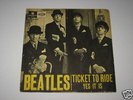 Beatles (Ticket to Ride ) Rare Swedish 1st Press EX+ 7