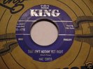 50s Rockabilly  45 Record - Mac Curtis - King
