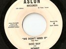 DON RAY & HOBBIT WE DON'T NEED IT MONSTER PRIVATE FUNK