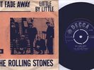 ROLLING STONES Not Fade Away UK 45 + DANISH P/S RARE