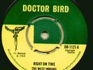 WEST INDIANS Right On Time (Doctor Bird) $$$$$$ LISTEN
