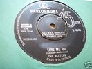 NM BEATLES UK 45 - LOVE ME DO - BLACK PARLOPHONE