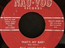 45 ROCKABILLY BILLY ADAMS Thats My Baby NAU-VOO--- HEAR