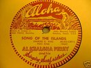 AL KEALOHA PERRY 78RPM ALOHA #AR-815... RARE LABEL