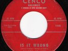 Northern Soul 45 SHADE'S OF JADE Is It Wrong on Cenco