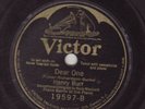 Henry Burr - VICTOR 19597 - Rudy Wiedoeft - Saxophone