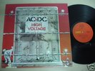 AC/DC HIGH VOLTAGE AUSTRALIAN  RED LABEL LP UNPLUYED