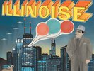 Sufjan Stevens ILLINOISE Orig. Press Balloon Sticker