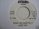 TOMMY HUNT-WORDS CAN NEVER TELL IT-7
