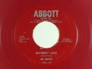 JIM REEVES 45 red wax BUTTERFLY LOVE   ABBOTT