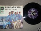 The Beach Boys      Girl Dont Tell Me / Barbara Ann