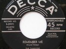 THE TANGIERS Remember me  Canada '56 45 NM