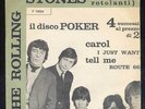 The Rolling Stones 45 italy EP disco Poker green