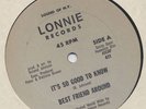 RARE DISCO MODERN SOUL - BEST FRIEND AROUND on LONNIE