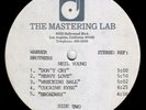 RARE UNRELEASED Neil Young TIMES SQUARE LP ACETATE MINT