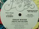 PROMO** EDGAR WINTER - ABOVE AND BEYOND *SCARCE* 1979