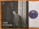 JOHN BETJEMAN Reads Selected Poetry 1959 ARGO LP