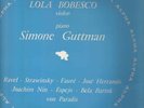 LOLA BOBESCO SIMONE GUTTMAN alpha lp MINT+signed photo