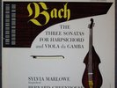 TEFTELLER Sylvia Marlowe B Greenhouse Bach 3 Sonatas