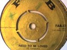 THE RIGHTEOUS FLAMES -NEED TO BE LOVED /I AM GOING HOME