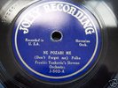 Frankie Yankovic slovenian polka 78 Jolly Recording 502